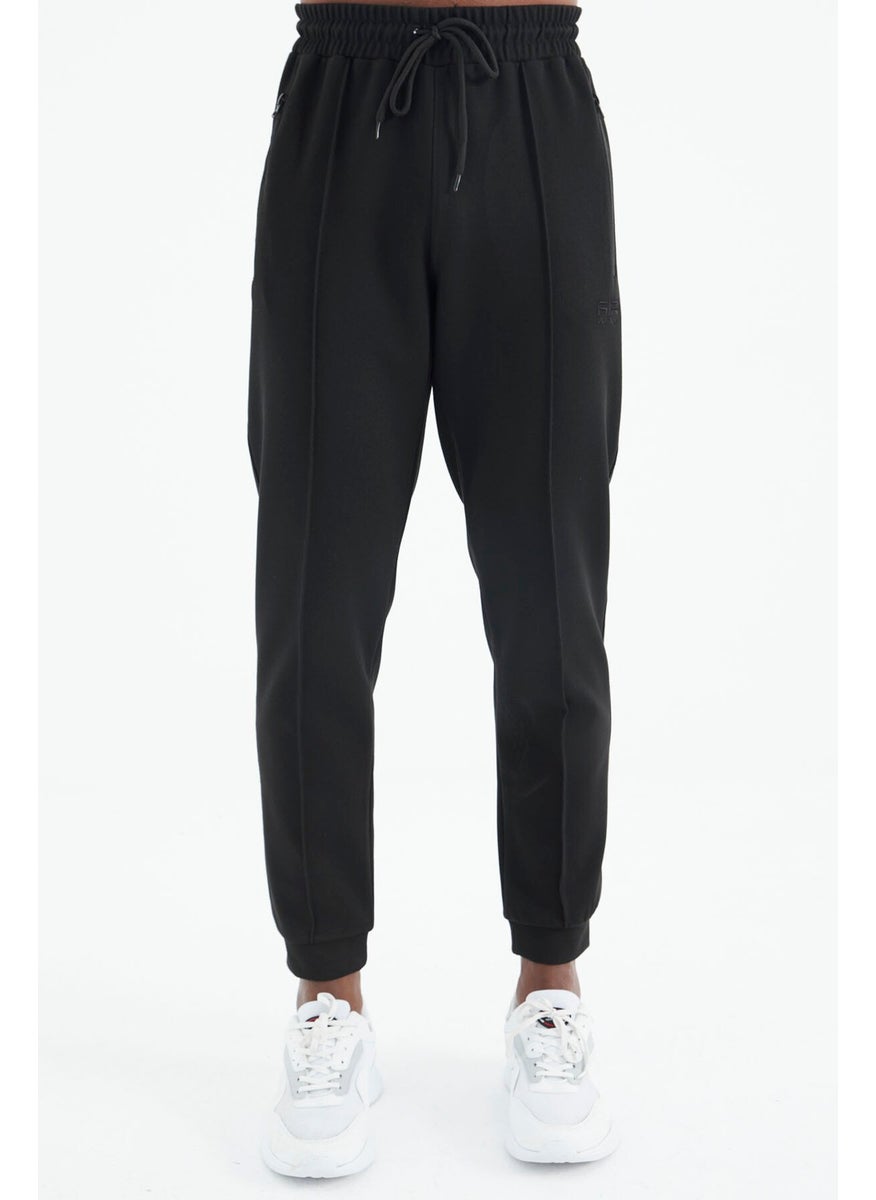 Air Jones - Darian Black Jogger Men's Tracksuit Bottom - 82113 - Image 1