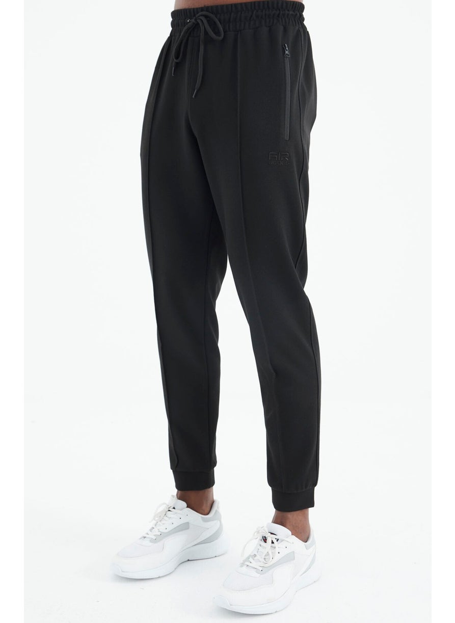 Air Jones - Darian Black Jogger Men's Tracksuit Bottom - 82113 - Image 1