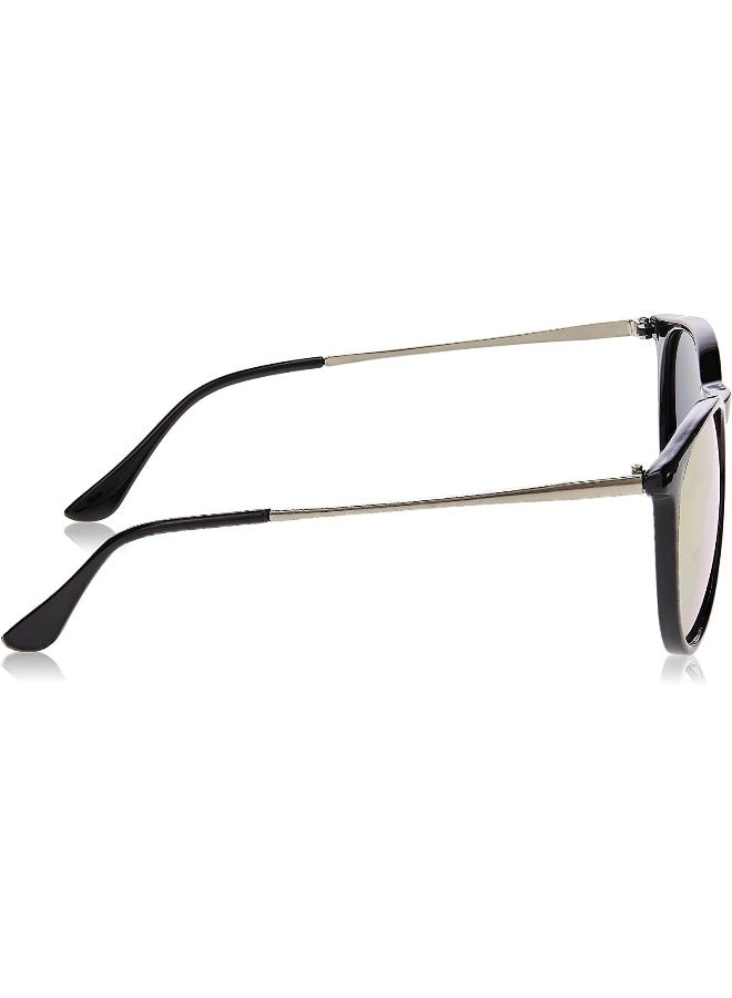 NALANDA Polarized Aviator Sunglasses for Men & Women | UV400 Protection Mirrored Lens, Metal PC Frame, Classic Driving & Outdoor Travel Shades (Black & Pink – 4171-M) - Image 3