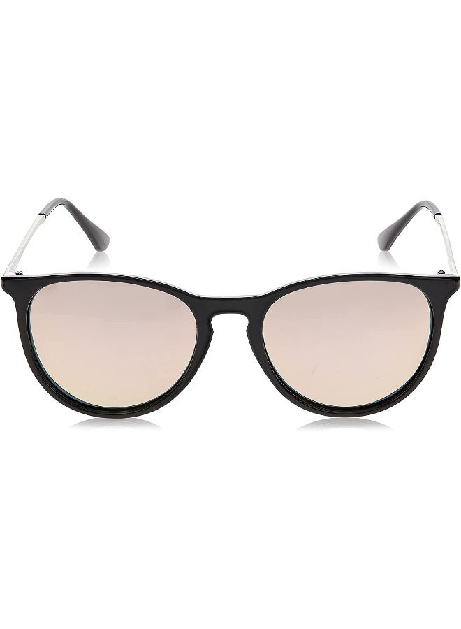 NALANDA Polarized Aviator Sunglasses for Men & Women | UV400 Protection Mirrored Lens, Metal PC Frame, Classic Driving & Outdoor Travel Shades (Black & Pink – 4171-M) - Image 2