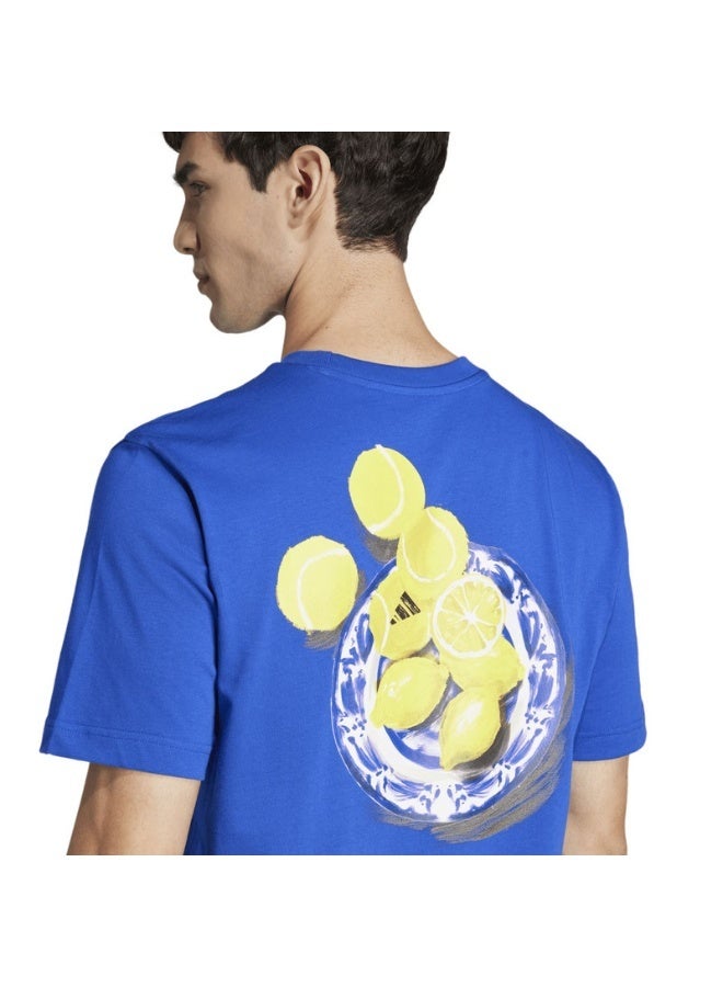 adidas Originals adidas M L B LEMON T Blue Training T-SHIRTS for Men - XS  - Image 4