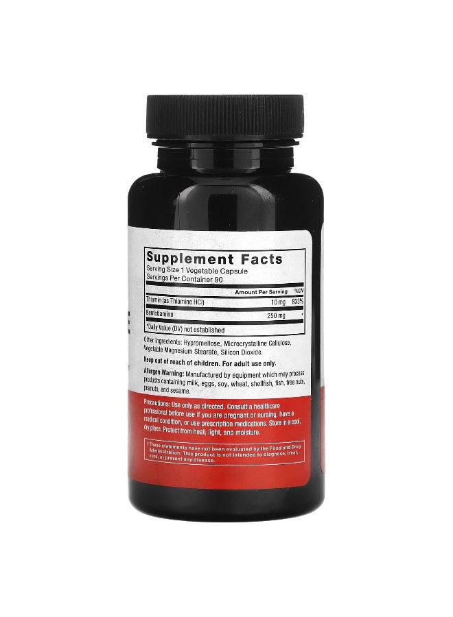 Force Factor, Benfotiamine, 250 mg, 90 Vegetable Capsules (Packaging may vary) - Image 2