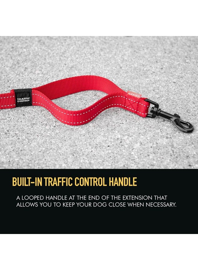 إيزي دوج مقود تدريب الكلاب الناعم من EzyDog مع مقبض للتحكم في الحركة - خياطة عاكسة للسلامة الليلية وقوة فائقة وراحة لتدريب الكلاب الكبيرة والمتوسطة (72 بوصة، مخمل مخملي) - Image 4