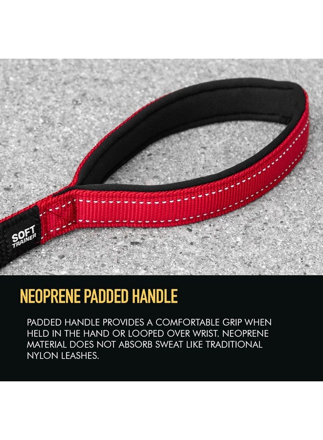 إيزي دوج مقود تدريب الكلاب الناعم من EzyDog مع مقبض للتحكم في الحركة - خياطة عاكسة للسلامة الليلية وقوة فائقة وراحة لتدريب الكلاب الكبيرة والمتوسطة (72 بوصة، مخمل مخملي) - Image 5