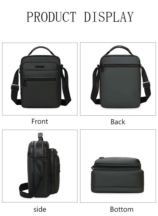 DUNISO - Mini Crossbody Bag for Men Waterproof Sling Bag Backpack Multipurpose Cross Body Chest Bag Shoulder Bag Daypack for Travel Hiking Retro Purse Bag with Detachable Strap - Image 1