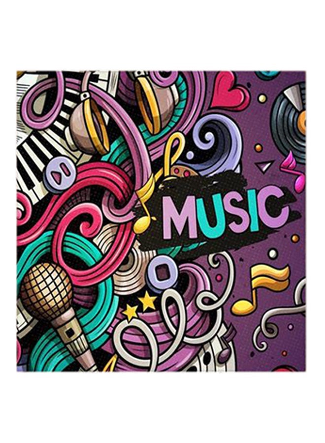 RYN Music MDF Wall Art Multicolour - Image 1