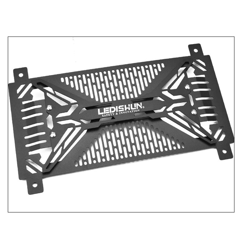 LEDISHUN Motorcycle Radiator Grille Guard Protective Cover Oil Cooler Guard for Kawasaki Vehicle Z650 NINJA650 Z650RS black