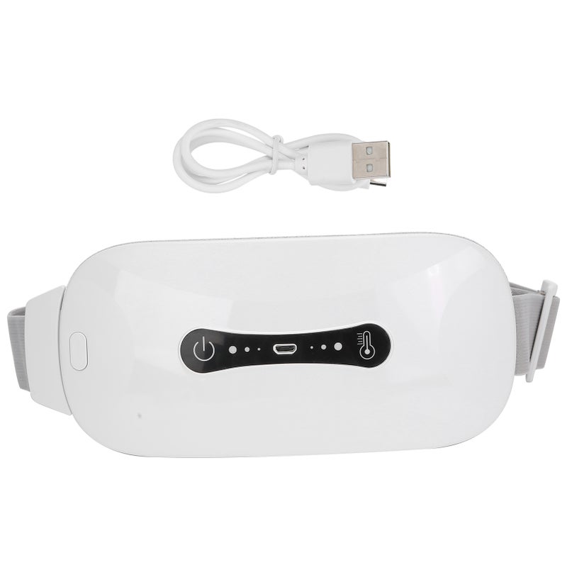 حزام السحار المُدفئ قابلة للشحن عبر USB — وسادة مساعدة على التدفئة أثناء الحيض مع اهتزاز لتسخين الخصر وتخفيف التشنجات - Image 1