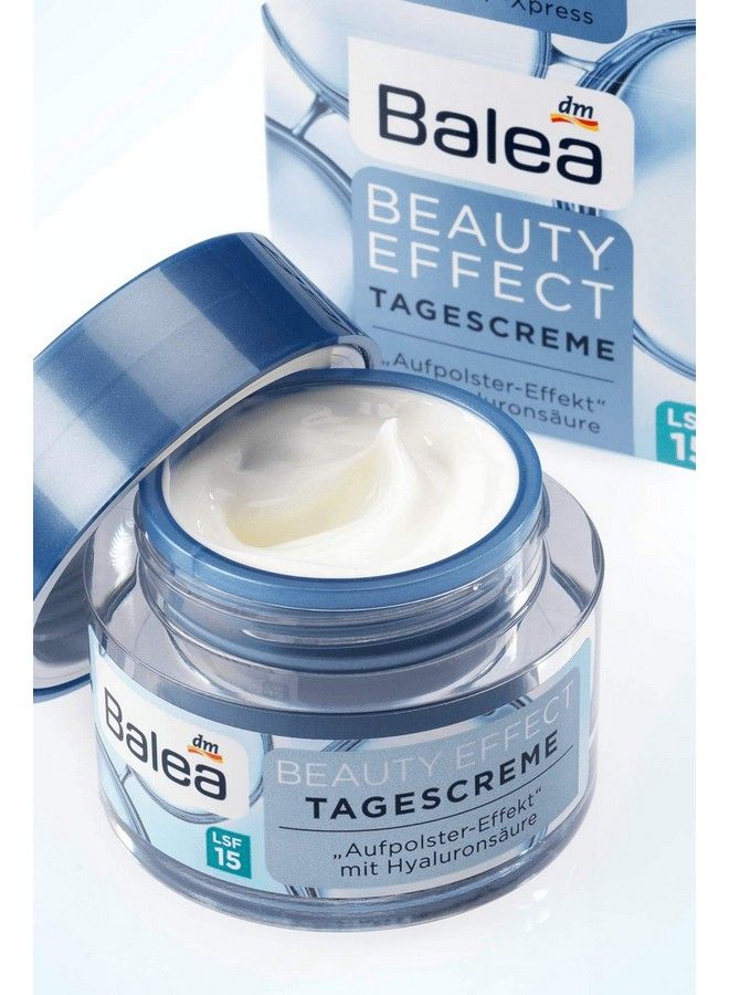 balea كريم نهاري Beauty Effect بحمض الهيالورونيك لشد البشرة بعامل حماية من الشمس 15 نباتي - Image 1
