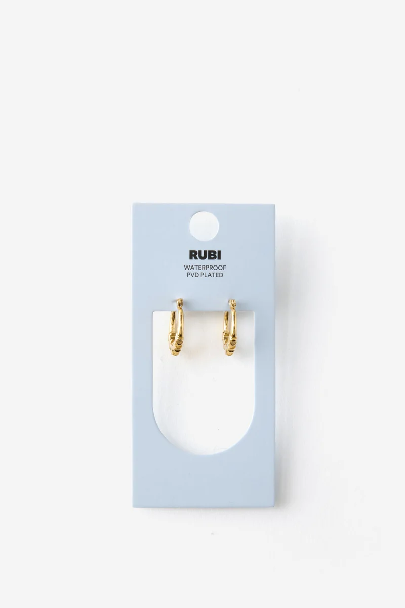 Rubi  Waterproof Mid Hoop Earring for Women | Best Price UAE