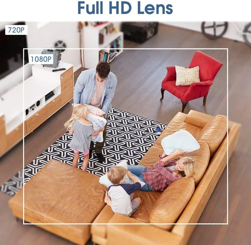 woobles Hidden Camera Smoke Detector WiFi, Hidden Spy Camera,Remote Internet Access,Night Vision,SD Card Slot,Bottom View Covert Camera Lens for Home - Image 3