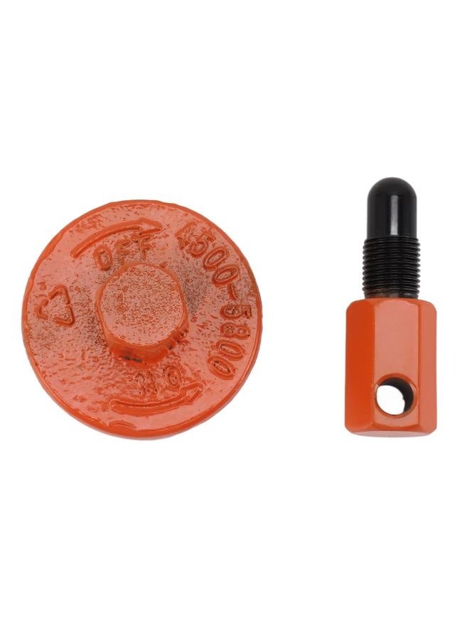 NIBEMINENT Chainsaw Coupling Removal Tools Piston Stop Flywheel Disassembly Part Dismount Tool Yellow  - Image 1