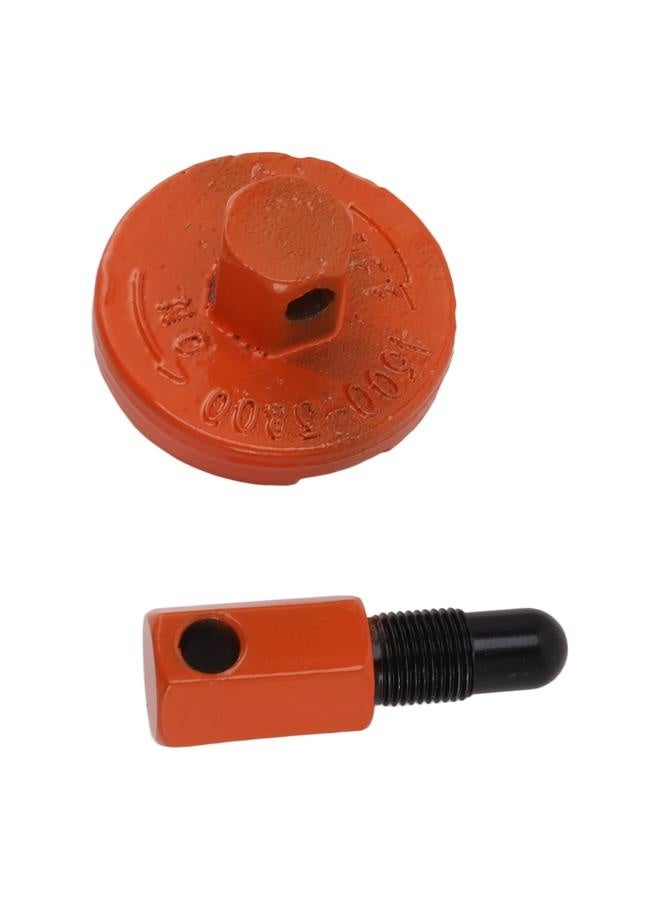 NIBEMINENT Chainsaw Coupling Removal Tools Piston Stop Flywheel Disassembly Part Dismount Tool Yellow  - Image 2