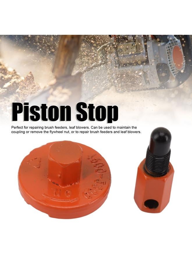NIBEMINENT Chainsaw Coupling Removal Tools Piston Stop Flywheel Disassembly Part Dismount Tool Yellow  - Image 5