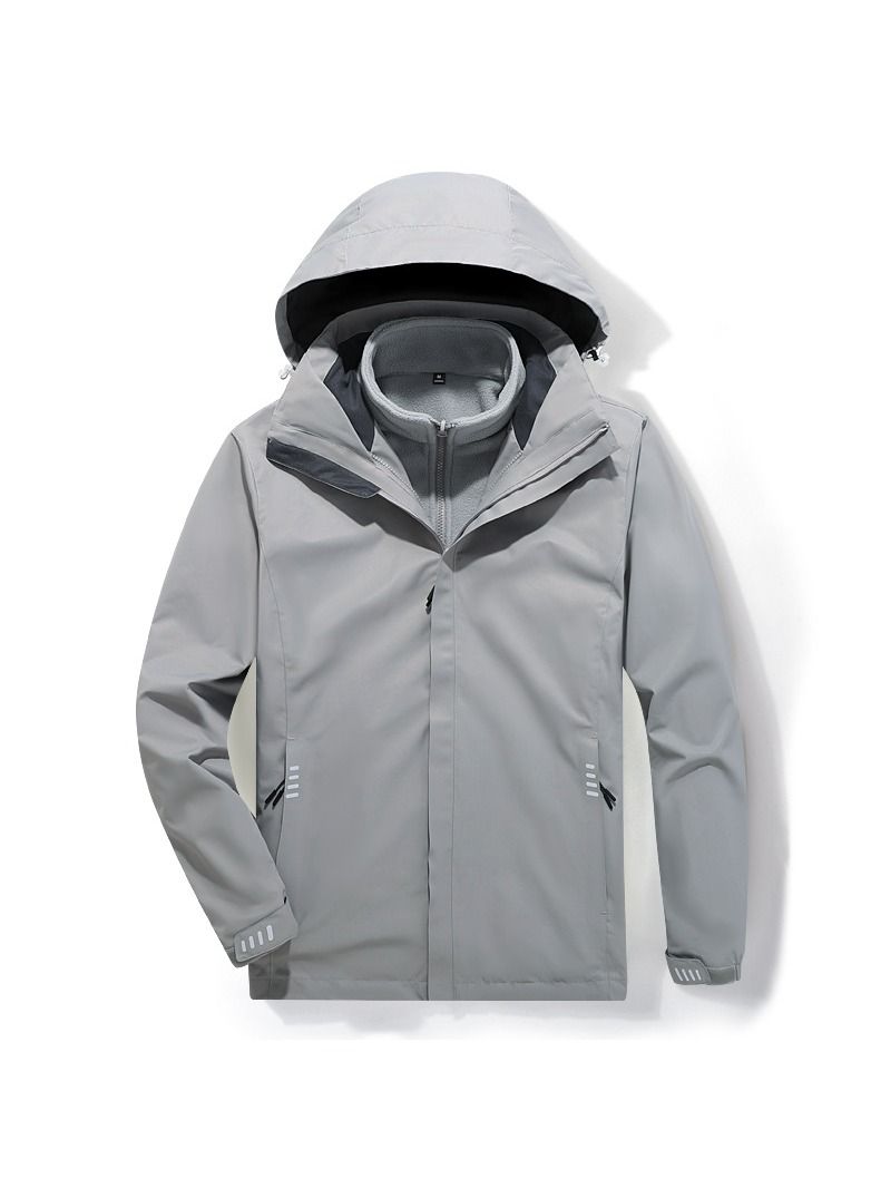 Loquat Thin Single Layer Hooded Windproof And Waterproof Overcoat 