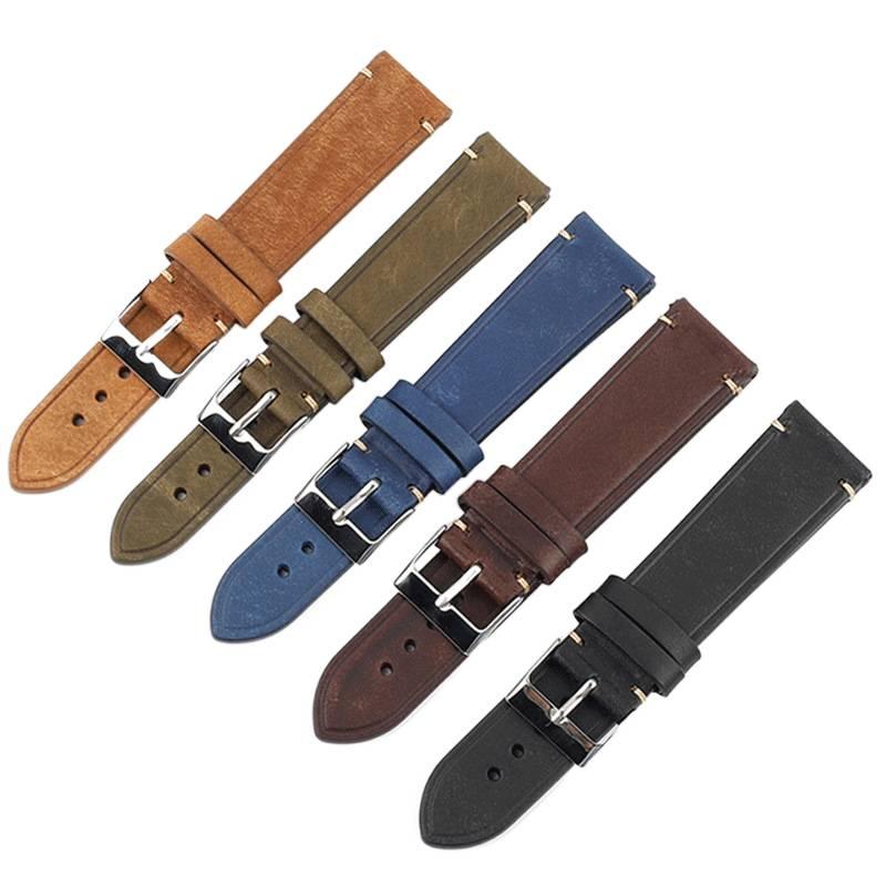 Leather Portable Smartwatch Band for daily smartwatch wear and replacement strap On The Go Use Work Use Family Use Everyday Use Home Use Travel - Image 5