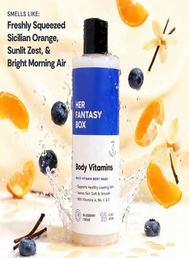 Her Fantasy Box | Body Vitamins Moisturizing Body Wash - Multi-Vitamin Cleanser with Vitamins A, B6, C & E, Hydrating & pH Balanced, Vegan & Cruelty Free, 8 oz - Image 2