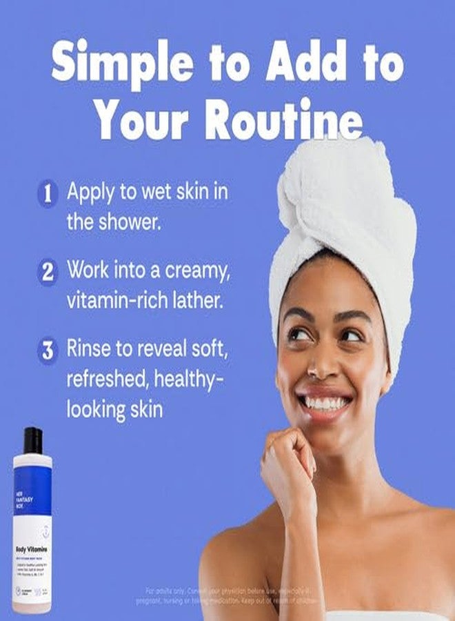 Her Fantasy Box | Body Vitamins Moisturizing Body Wash - Multi-Vitamin Cleanser with Vitamins A, B6, C & E, Hydrating & pH Balanced, Vegan & Cruelty Free, 8 oz - Image 5