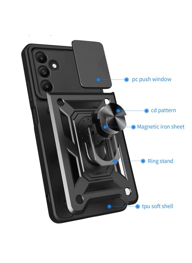 erorex Case For Samsung Galaxy A15 Sliding Camera Cover Design TPU+PC Phone Case - Image 3