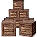 Gilprop 6 Pcs Western Cowboy Party Decorations Box Wood Grain Boxes Decor Fake Wood Boxes for Centerpieces Rustic Western Photo Booth Props Cowboy Theme Party Decorations Supplies - Image 3