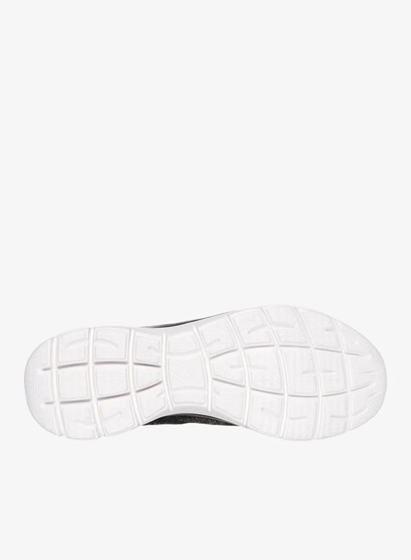 سكيتشرز أحذية رياضية نسائية بنسيج مزخرف وإغلاق برباط - سوميتس