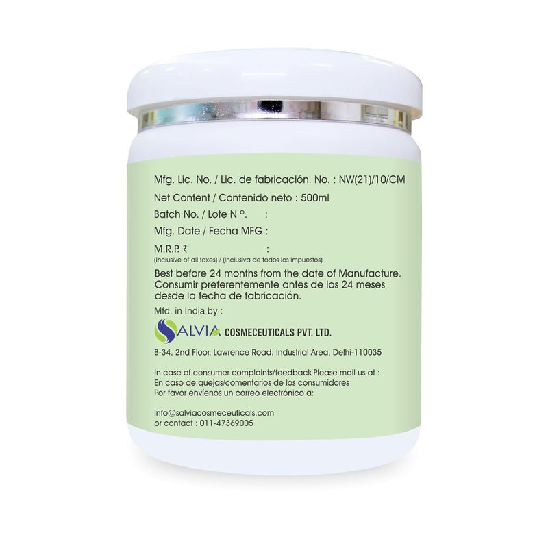Salvia جل الصبار العضوي النقي 99% من سالفيا ALGELOE للعناية بالبشرة والشعر مهدئ مرطب خالي من البارابين والسلفات 500 مل - Image 2