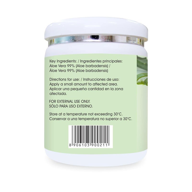 Salvia جل الصبار العضوي النقي 99% من سالفيا ALGELOE للعناية بالبشرة والشعر مهدئ مرطب خالي من البارابين والسلفات 500 مل - Image 3