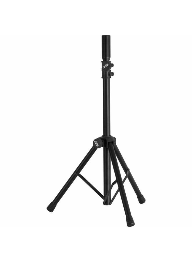 OnStage On-Stage SSAS7000B Mini Adjustable Speaker Stand (Folding, Portable, PA Loudspeaker Setup, Tripod Base, Nonslip Rubber Feet, Adjustable Height, 1 3/8″ Mounting Pole, 60 lb Capacity, Aluminum, Black) - Image 2