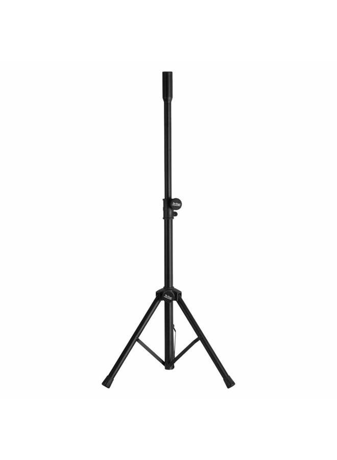 OnStage On-Stage SSAS7000B Mini Adjustable Speaker Stand (Folding, Portable, PA Loudspeaker Setup, Tripod Base, Nonslip Rubber Feet, Adjustable Height, 1 3/8″ Mounting Pole, 60 lb Capacity, Aluminum, Black) - Image 1