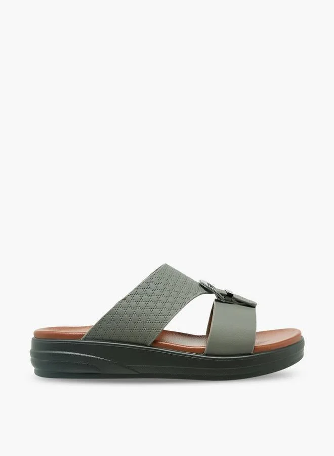 Boys Textured Slip-On Arabic Sandals