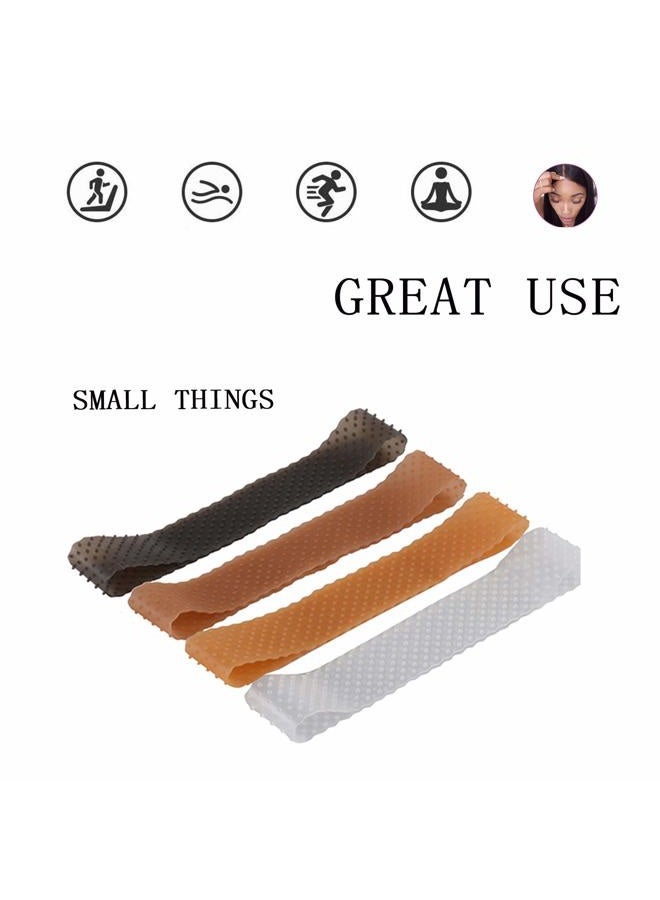 Yuriait 2 Pack Wig Grip Band Non Slip Transparent Silicone Wig Fix Silicone Wig Grip Natural Grip Headbands for Women Comfort Elastic Wig Grip Cap for Lace Wigs to Hold Wigs dark brown - Image 4