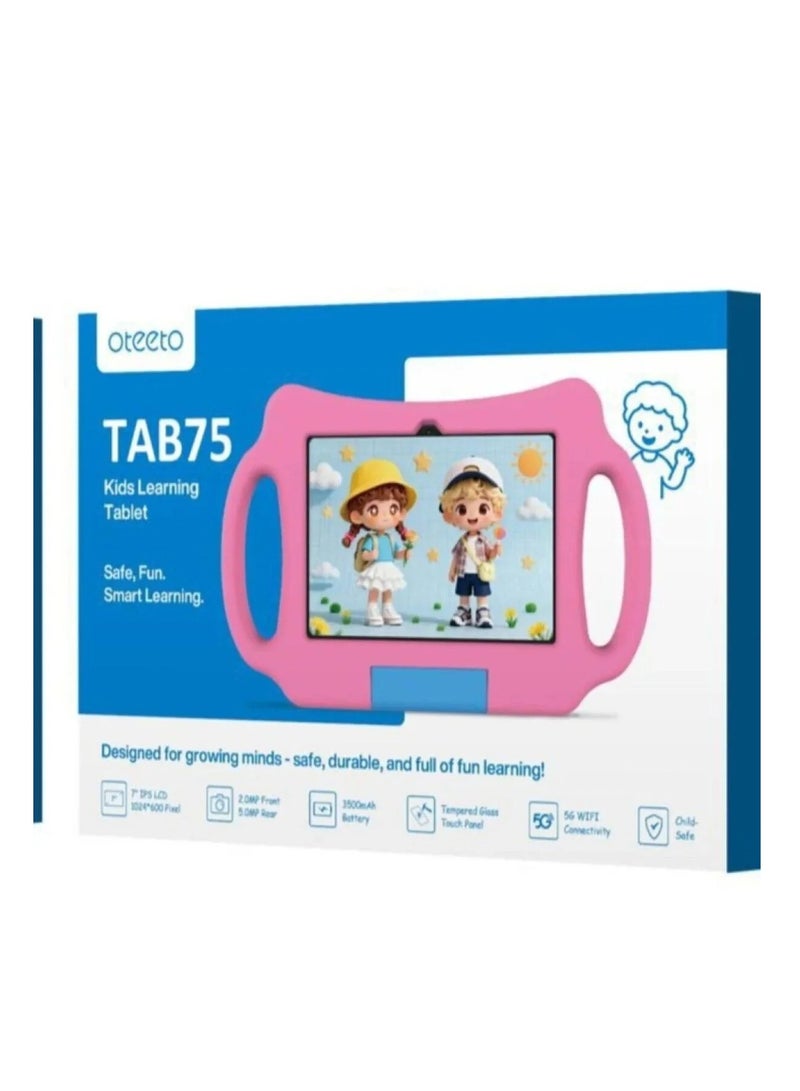 أوتيتو تابلت أوتيتو TAB75 التعليمي للأطفال مع غطاء وردي مقاوم للصدمات تابلت اطفال اندرويد تابلت اوتيو تابلت اطفال بدون شريحة تابلت اطفال ايباد ايباد اطفال تعليمي ايباداطفال ضد الكسر ايباد اطفال وردي  ايباد اطفال بنات  جهاز تعليمي للاطفال جهاز لوحي للاطفال جهاز لوحي - Image 2