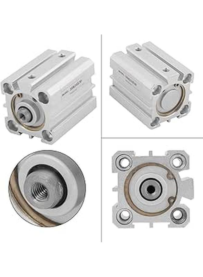 Compact Aluminum Double Action Air Cylinder SDA 25x30 Pneumatic Actuator for Reliable Performance - Image 1