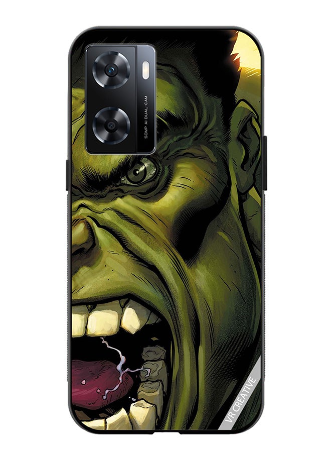 VR CREATIVE Protective Case Cover For Oppo A57/A77s Hulk Design Multicolour - Image 1