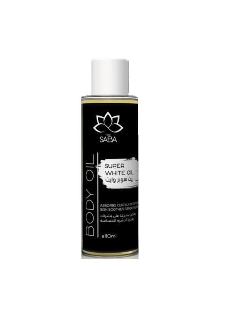The Saba Super White Body Oil 110ml 