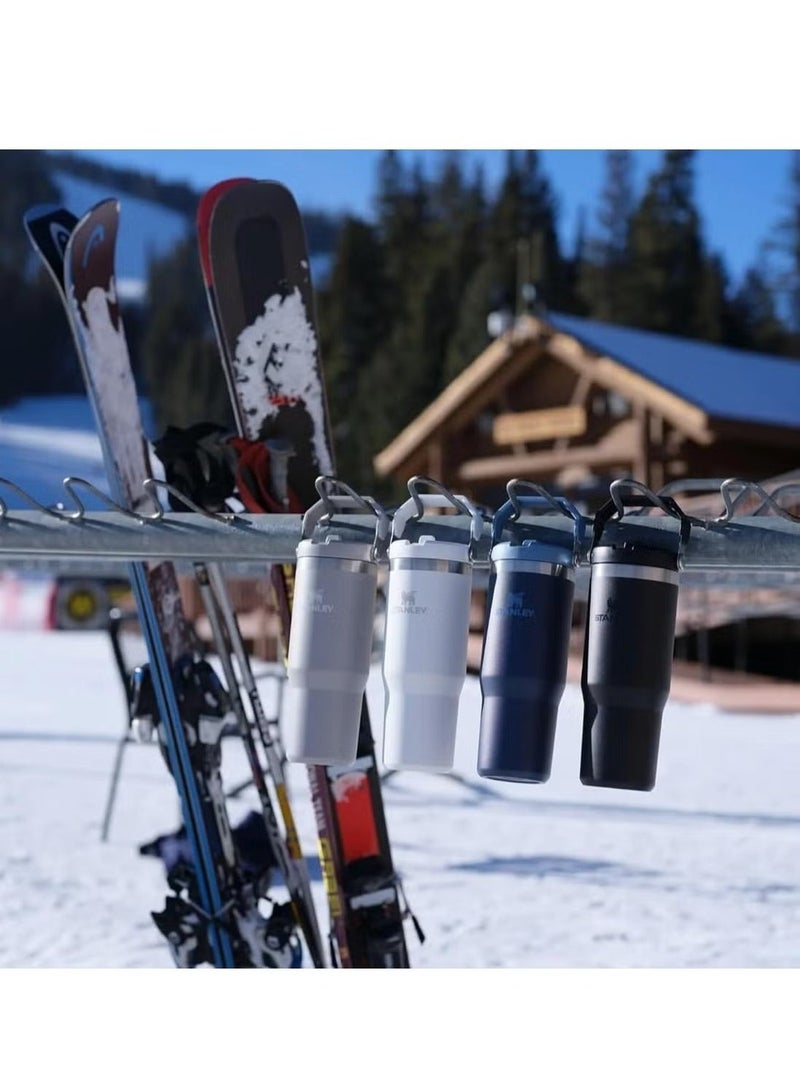 Stanley IceFlow 30 oz Stainless Steel Tumbler with Leak-Resistant Flip Straw - Vacuum Insulated Water Bottle for Home, Office, or Car, Keeps Drinks Cold for 12 Hours, Black Color – Durable, Stylish, Spill-Free Hydration for On-the-Go - Image 5