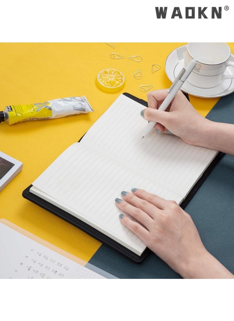 WAOKN Leather Notebook with Combination Lock, Leather Locking Journal Writing Notebook, Lock Diary Leather Locking Journal Writing Notebook Vintage Planner Agenda Personal Black Gift for Girls  - Image 4