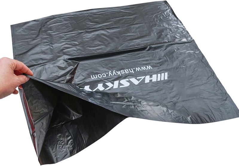 HASKYY 4-Piece XXL Tyre Bag Bag Set 110 x 110 cm I 15-16-17-18-19-20-21-22 Inch I Premium Tyre Protective Cover Bag Set for Tyre Storage, Transport and Storage - Black - Image 4