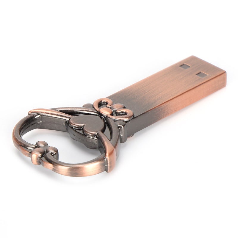 Heart Shaped Flash Drive: 4Mb-20Mb/S Transmission Rate, Waterproof Metal Shell, Plug Play Thumb Memory Stick for Desktop Laptop Tablet TV Speaker File Backup - Image 2
