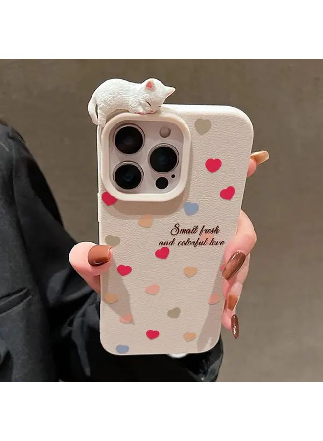 3D Cat Design Cute Candy Color Soft Phone Case For iPhone 17 Pro Max Mixed Color 4 - Image 4