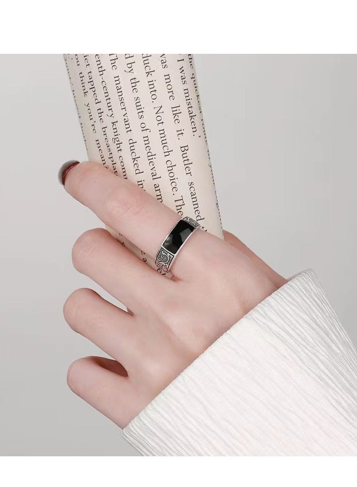 1pc Fashion Dragon Pattern Ring - Adjustable, Vintage Hip Hop Style, Simple, Personality Men's Single Ring for Everyday Wear  - Image 2