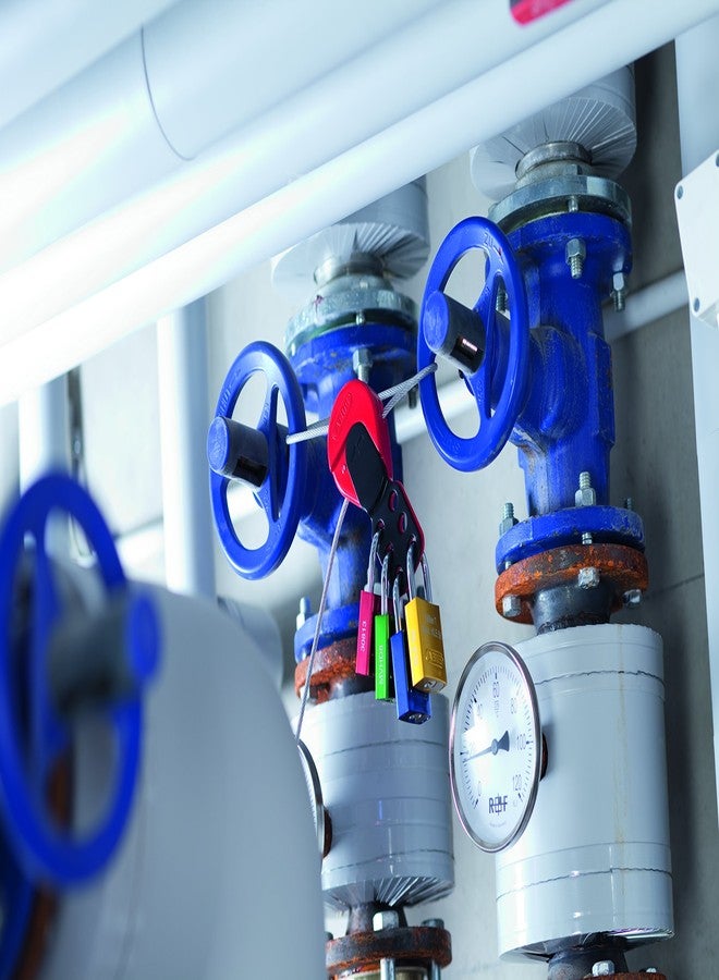 ABUS Black 72/40 Lockout Tagout Padlock w/ 1" Shackle, Single Padlock, Keyed Different, 1 Padlock with 2 Keys - Image 3