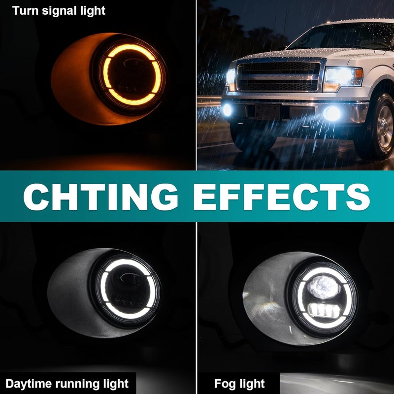 Shocklight LED Fog Lights for 2009-2014 Ford F-150 Front Bumper - Image 3
