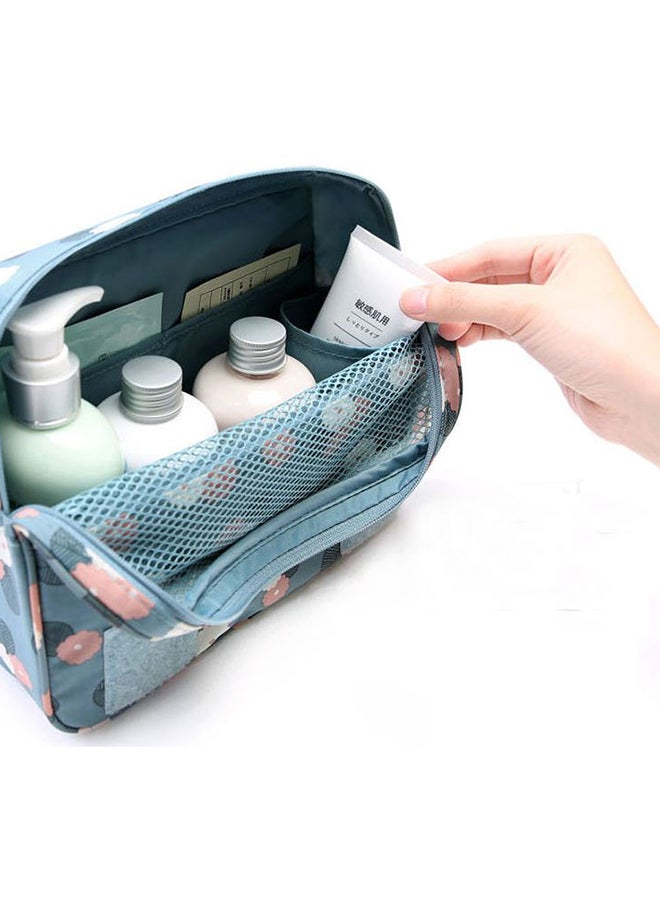 Blue Pink White Hanging Toiletry Kit - Image 5