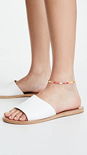 XIJIN 12Pcs Small Beaded Anklets for Women Handmade Colorful Beads Anklet Foot Ankle Bracelets Set - Image 3