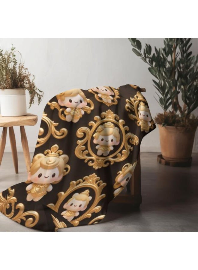 general Baby and children's cartoon flannel thin blanket (warm and comfortable, suitable for sleep, game use) 70cm*100cm - Image 5