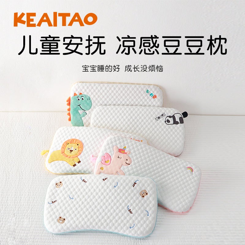 Children'S Pillow Four Seasons Doudou Velvet Baby Double-Sided Soothing Small Pillow Baby Sleep Pillow Washable Pillow Core Class A - Image 2