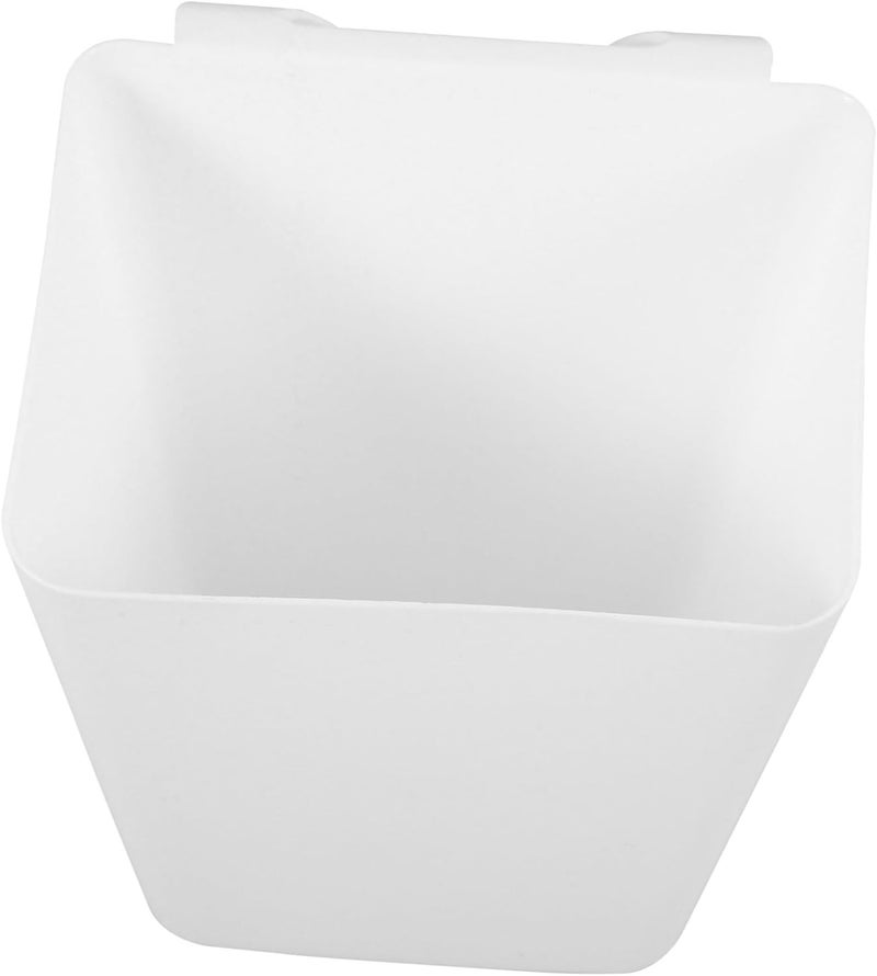 Hanging Cup Holder for Rolling Cart 2-Piece Space Saving Plastic Storage Baskets for Beauty Salon Accessories and Makeup Organization - Image 1
