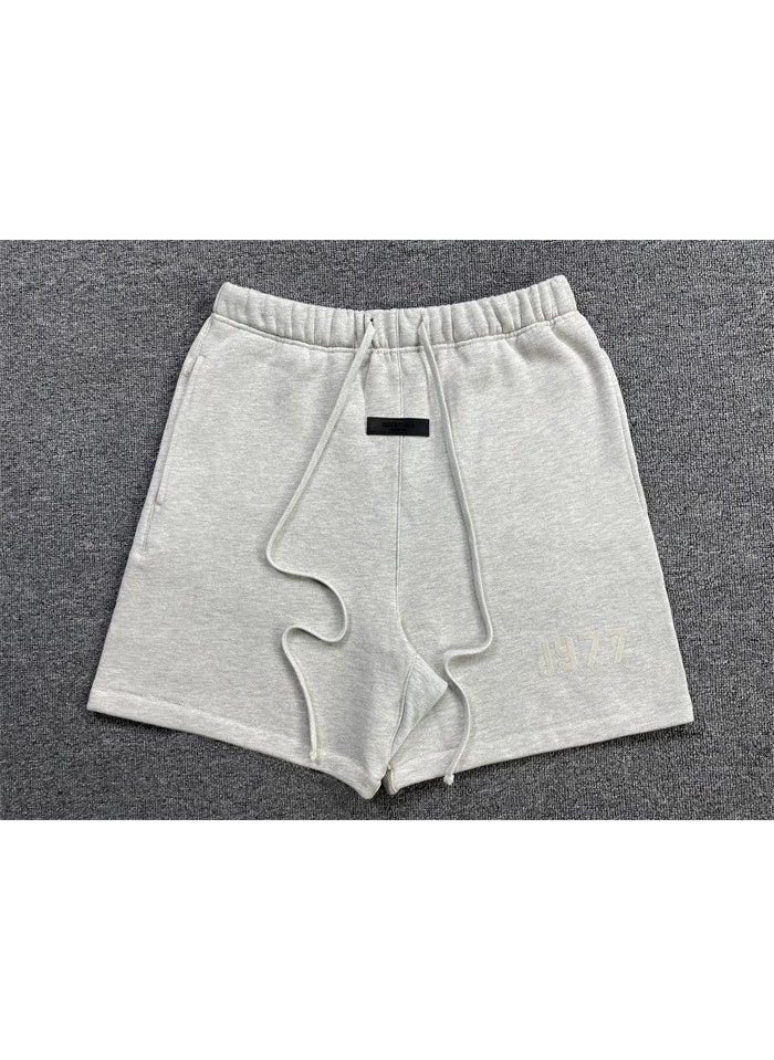 Generic - Fear God Essentials High Street 1977 American Style Sports Shorts Casual Loose Fit Summer Oatmeal - Image 1