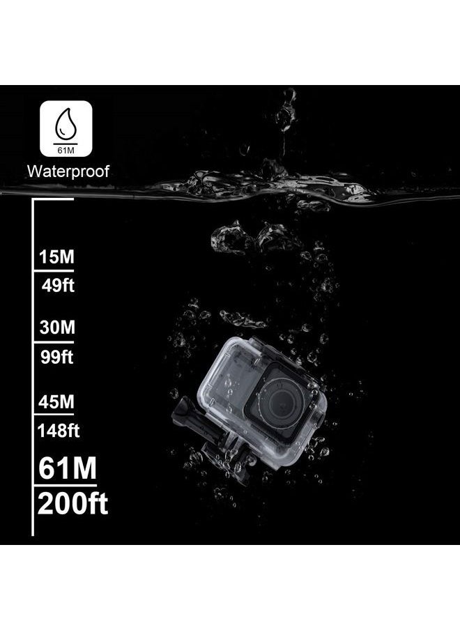 Sruim - Waterproof Case for DJI OSMO Action Camera Accessories, Housing Case Protective Shell with Anti Fog Inserts Suitable for Underwater Diving Photography 200FT/61M - Image 1